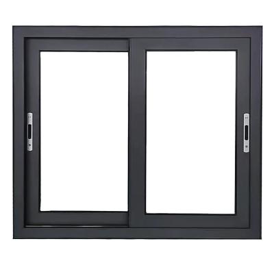 China Customized Aluminum Sliding Glass Window Modern Interior Sliding Glass Window for sale