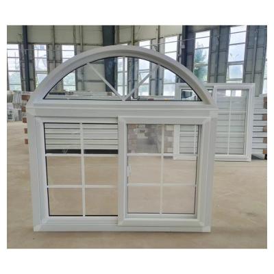 China Ventanas deslizantes horizontales de doble acristalamiento únicas y personalizadas Upvc 3*3/4*4 Tamaño estándar en venta