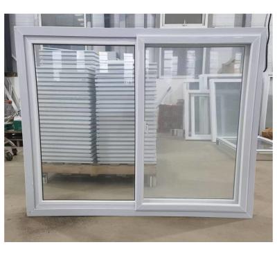 China Horizontale op maat gemaakte schuifruimte voor de keuken Upvc glazen venster Ingenieur Vinyl schuifruimte Te koop