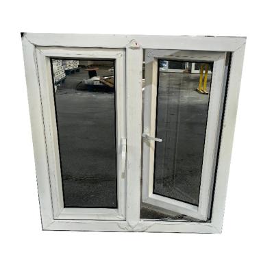 China Latest Design Large Hurricane Impact Windows Glass Casement Window With Mosquito Net for sale