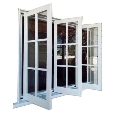 China Modern Design PVC UPVC Grill Design Glass Casement Windows for sale