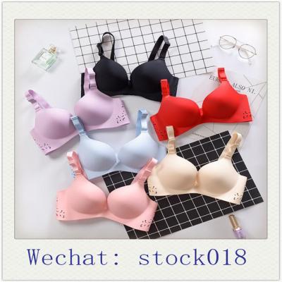 China 2019 Good Quality Antibacterial Nice Yarn Free Mixed Printing One Piece Seamless Bra For Women Brazier Coobie Wholesale For Thailand And Asia for sale