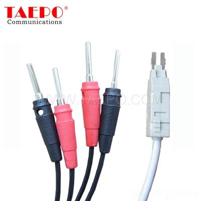 China 1.5m 4 pole crown test cord with LSA test plug to banana plug TP-1220-4TB for sale