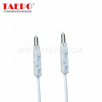 China 1.5m Telecom LSA Test Plug To LSA Test Socket 2 Pole Connection Test Cord TP-1220-2TT for sale