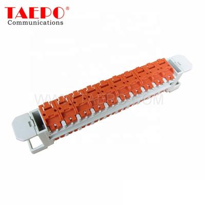 China Gel Filled 10 Pairs of Quick QCS Toolless Cross Connect Terminal Block 21 - A.W.G. 30 for sale