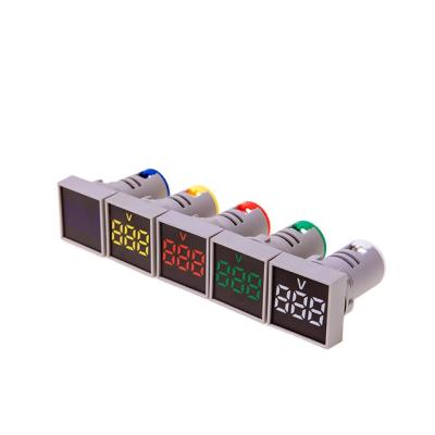 China Quality Appropriate Price Guaranteed Square Plastic Small Size Digital Voltmeter for sale