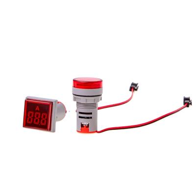 China Plastic Round Suitable Prices High Accuracy Digital Display Plastic Ammeter for sale