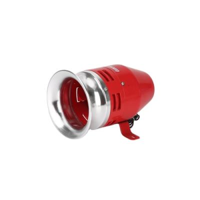 China Other Wholesale Car Ac110v 1.5a 40w 116db Red Alarm Metal Motor Outdoor Siren for sale