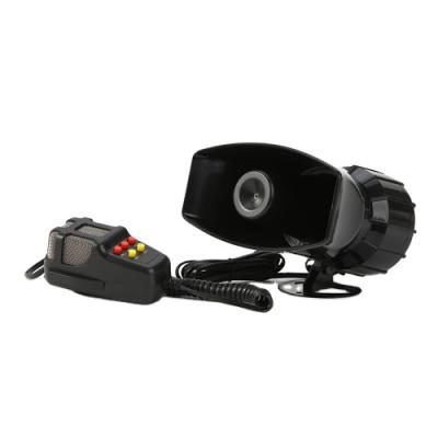 China Plastic Alarm Black Top Quality Dc12 100w Police Device Car Siren Horn for sale