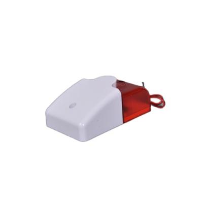 China Other Alarm Dc24 80ma 1w Red Flashing Mini Strobe Siren Plastic Enclosure for sale