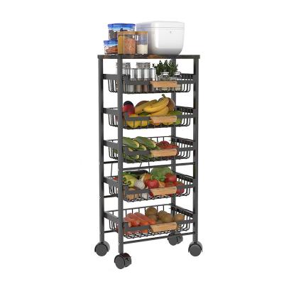 China Sustainable Multi Purpose 6 Layers Heavy Duty Carbon Steel Movable Metal Storage Rack for sale