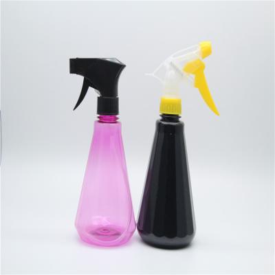 China Pet 65ml 250ml Plastic Oval Spray Water Bottles Medicine Spray Trigger Bottle For Home Wiping Oil Or Watering Flower for sale