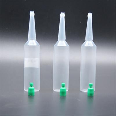 China Agriculture Plastic 38ml Mini PE Tight Mouth Nutrient Solution Pointed Bottle for sale