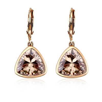 China OUXI FASHIONABLE Popular Jewelry Crystal Drop Earrings For Women Fashion 26073 for sale