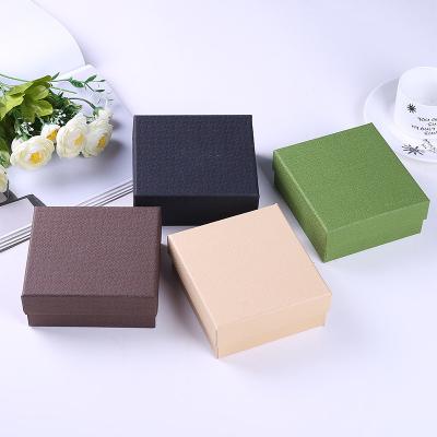 China Recyclable Custom Packaging Lid And Rigid Base Cardboard Gift Box Alphabet Ring Sky And Earth Cover Paper Box for sale