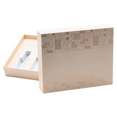 China Recyclable Custom Logo Sky And Earth Cover Cosmetic Jewelry Gift Box Cardboard Kraft Paper Box Package for sale