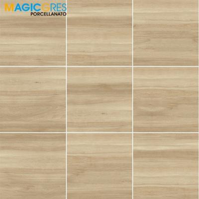 China Rustic Tiles Foshan Factory Style Picks Glazed Wood Ceramic Stair Tiles for sale