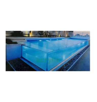 China Protection PAGE Endless Free Glass Piscina UV Coating Acrylic Oval Adult Swimming Pool for sale