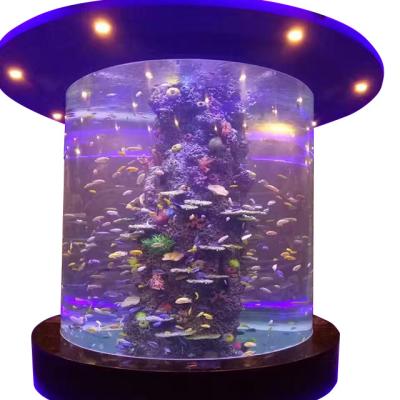 China Peceras Boyu Viable Outdoor Aquarium Salt Reef PAGE Acrylic Plastic Aquarium for sale