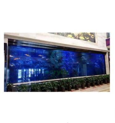 China PG Sustainable Home Made Red Sea Growing Aquarium Large Acrylic Fish Tank for sale