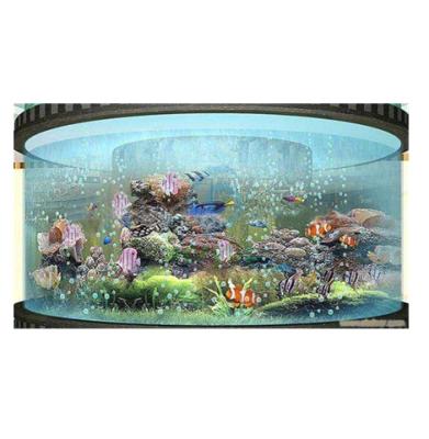 China Viable PAGE Turtle Aquarium Water Fountain Room Divider Plastic Acrylic Fish Tank for sale