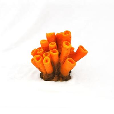 China Viable PAGE Eco Friendly Ornaments Insert Aquarium Artificial Coral Reef Decoration for sale