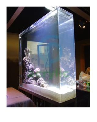 China PG Viable Good Quality Transparent Round Glass Sheet Acrylic Fish Tank for sale