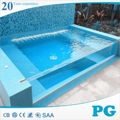 China Excellent mechanical resistance. PG High Level Clear Acrylic Swimming Pool Dive Board for sale