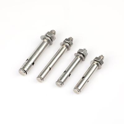 China Industry Wedge Anchor Through Bolt Screw And Nut Galvanized Expansion Anchor Bolts for sale