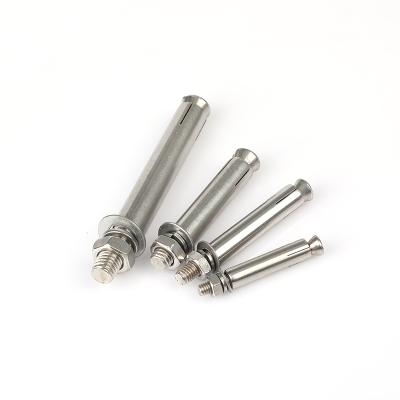 China Industry m20 l type expansion type anchor bolt stainless steel sleeve anchor bolt for sale