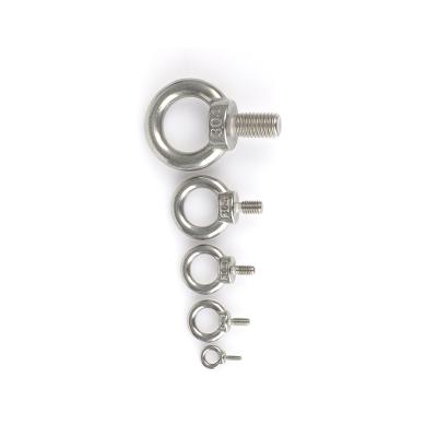 China food & Beverage Customized Packing Polished Stainless Steel Metric Lifting Eye Bolt for sale