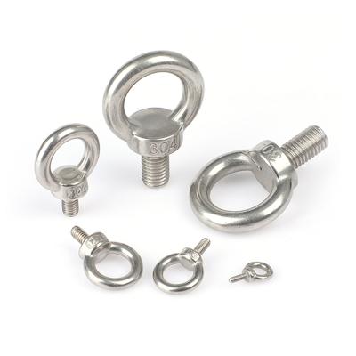 China food & Hot Selling Beverage Stainless Steel Fasteners Threaded Shank Eye Bolt Ring Screws for sale