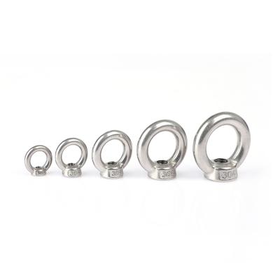 China Heavy Industry Stainless Steel Polish Eye Lifting Nuts Eye Self Tapping Oval Eye Nut for sale