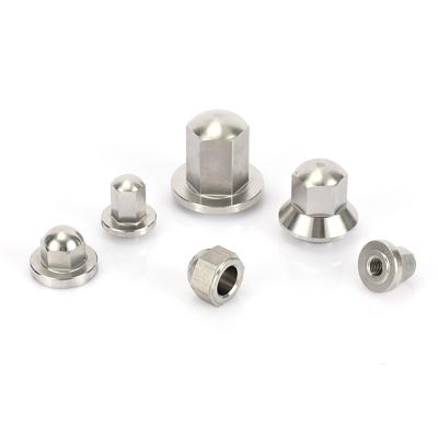 China Heavy Industry Factory Products Round Head Stainless Steel Hex Nut 304 Hex Head Dom Cap Nut for sale