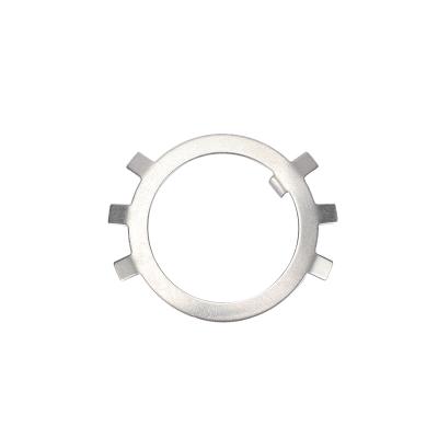 China Stainless Steel Split Round Nut Tab Washer Six Claw Seal Check Joint for sale