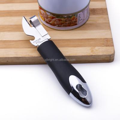 China A10413 Durable Soft Handle Stainless Steel Can Opener Bottle Opener for sale