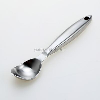 China Metal cavity handle stainless steel ice cream spoon a10339 for sale