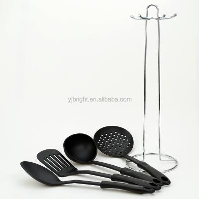 China A10270 PP Nylon Plastic Handle 4pcs Kitchen Tool Kit With Holder for sale