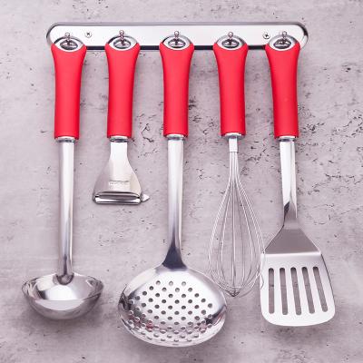 China Metal 6 Pcs Stainless Steel Kitchen Utensil Kitchen Baking Tool Kit for sale