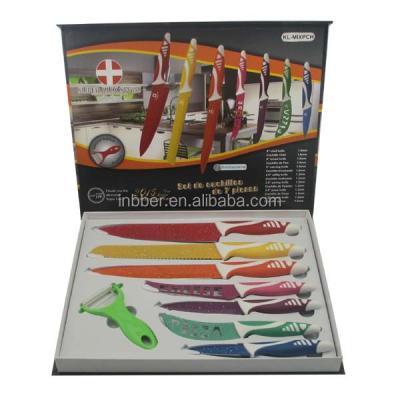 China (SK323) Sustainable Professional Different Function Kitchen 8pcs Colorful Knife Set for sale