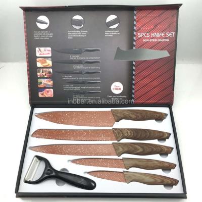 China Cheap Promotion (SK383) Mannequin Color 6pcs Knife Kitchen Viable for sale