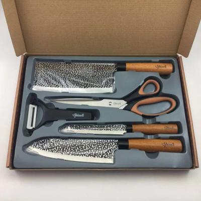 China (SK412) viable popular combination 5pcs kitchen knives for sale