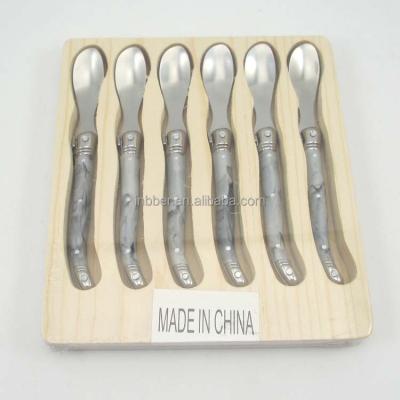 China Useful 6pcs Fashionable Mini Stainless Steel Spoon (SN371) for sale