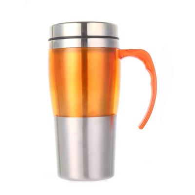 China NEW Wholesale 78BOT Viable Success Insulated Coffee Mug Sports Stainless Steel Tumbler Mug With Splash Proof Handle And Lid for sale