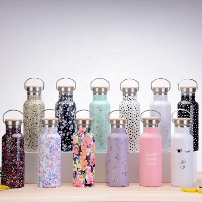 China 78BoT HoTsale Custom Thermal Transfer Print Double Wall Stainless Steel Eco Friendly Water Bottle 0.5L GMY Vacuum Insulated Flask for sale