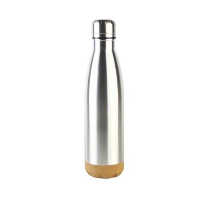 China New Wholesale 78Bottle Sublimation Water Bottle Stainless Steel 500ml Cola Shaped Smooth Insulated Bottles With Cork Bottom for sale