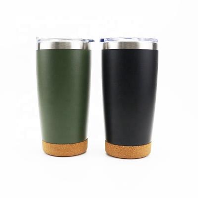 China 78Bottle New 20oz Tumbler Wide Mouth Double Wall Vacuum Viable Sublimation Insulated Steel Thermal Coffee MUG with Clear Slide Lid for sale