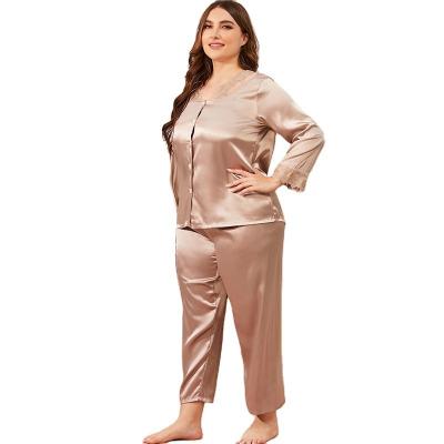 China New Custom Hot Selling QUICK DRY Silk Pajamas Women's Ice Silk Plus Size Suspender Shorts Silk Home Wear Casual Pajamas Sets Sleepwear for sale