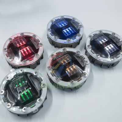 China Road Stud Road Anti-stress 40T Cat Eyes Solar Leds Aluminum Solar Road Marker Flashing Solar Road Stud for sale