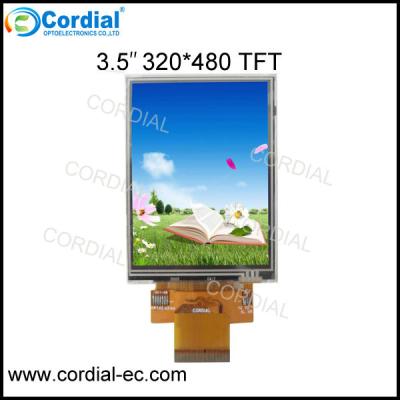 China 3,5 MÓDULO de la pulgada 320x480 TFT LCD con la pantalla táctil resistente/capacitiva CT035PJL19 en venta